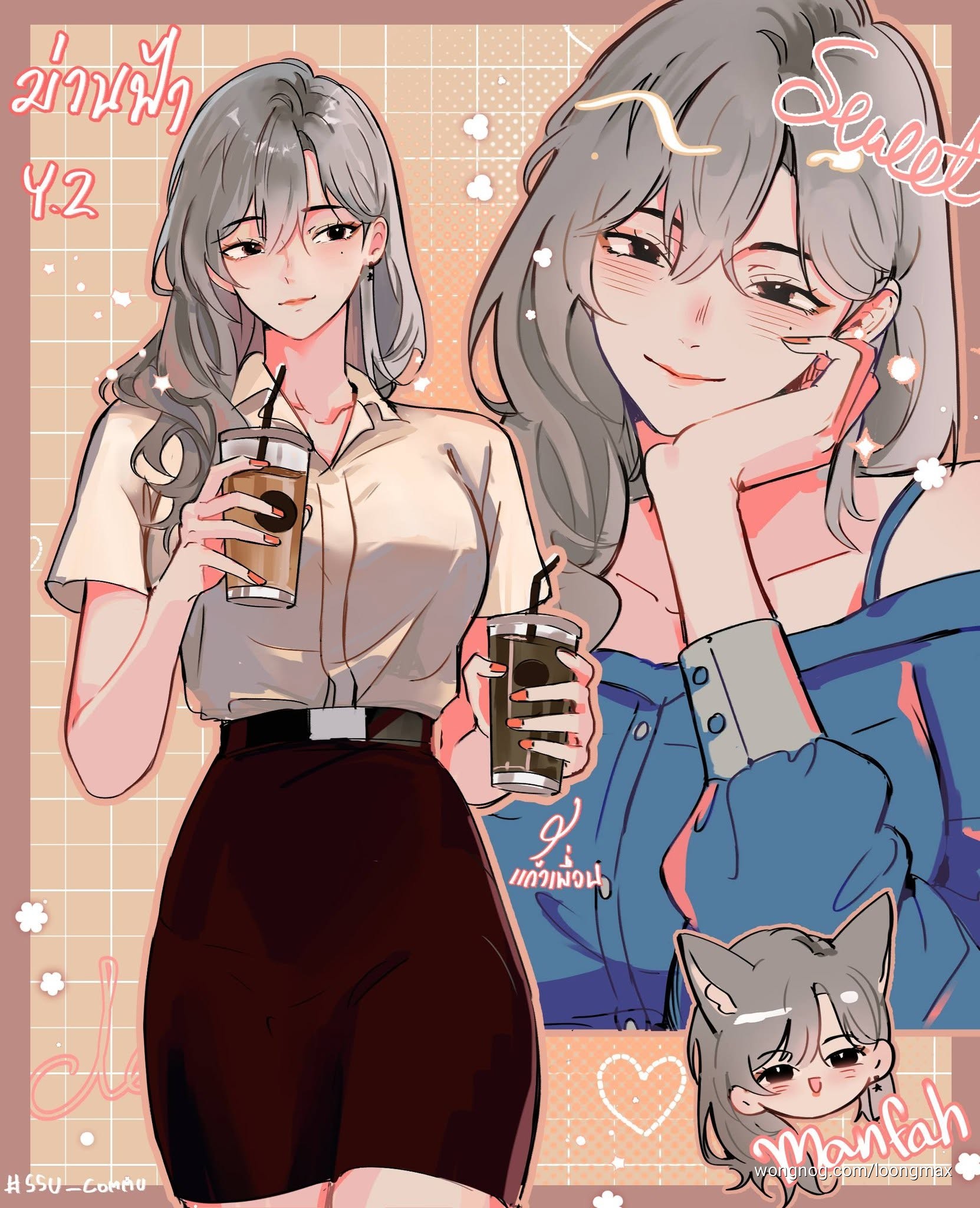 งานคอมมิสชั่่น เปิดรับเป็นรอบ ๆ ค่ะ